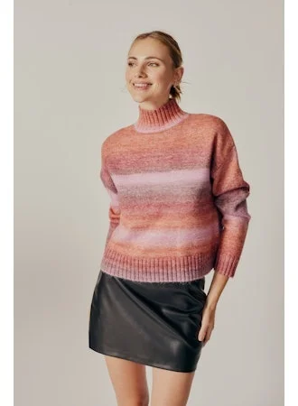 ALNUS MULTICOLOR TURTLENECK SWEATER