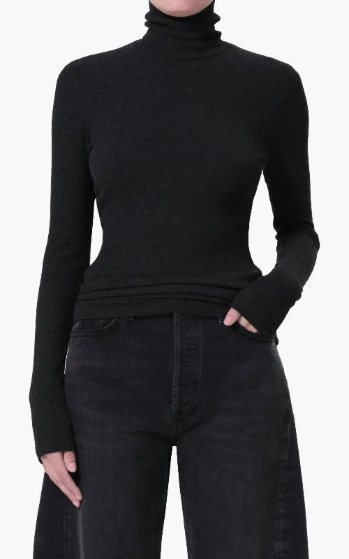 Pascale Turtleneck Top In Katniss