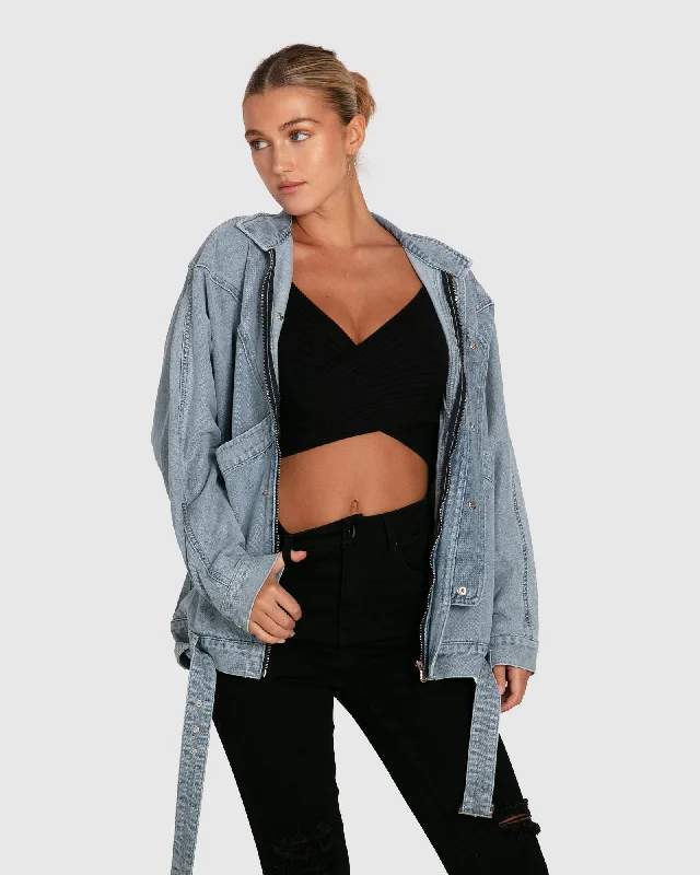 All About You Denim Jacket | Women | Stonewash