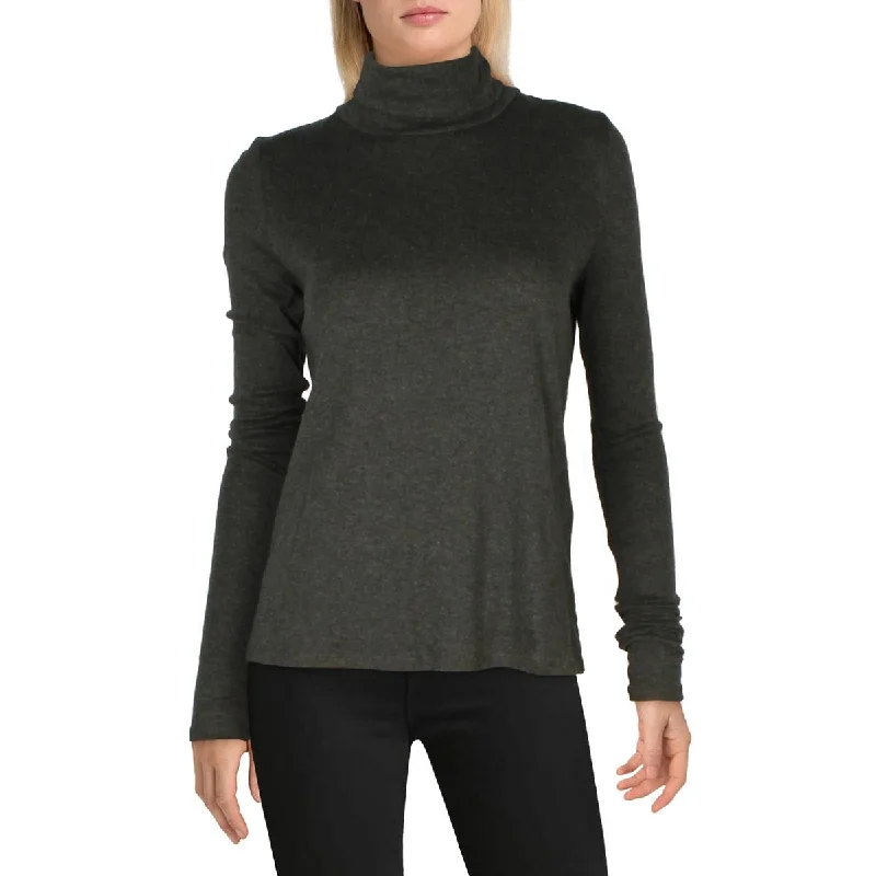 Womens Knit Lightweight Turtleneck Top