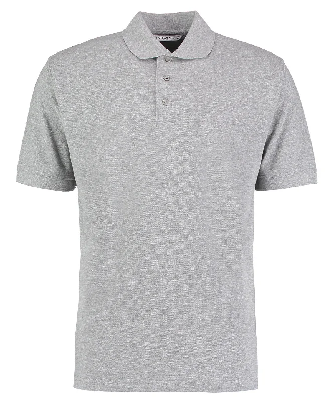 Heather Grey - Klassic polo with Superwash® 60°C (classic fit)