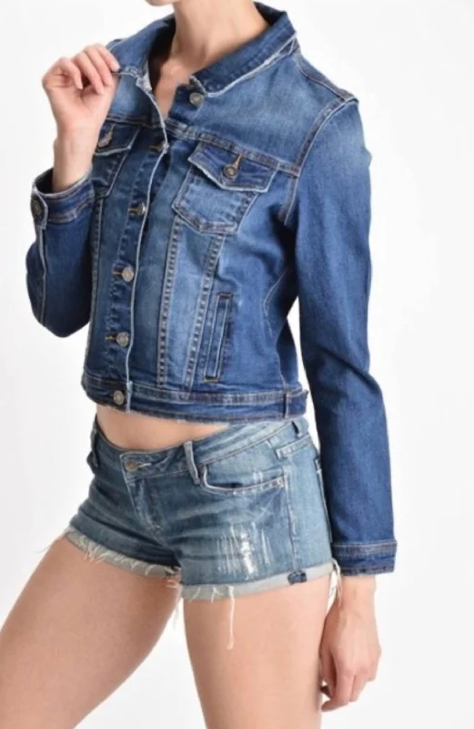 Denim Jacket In Medium Wash