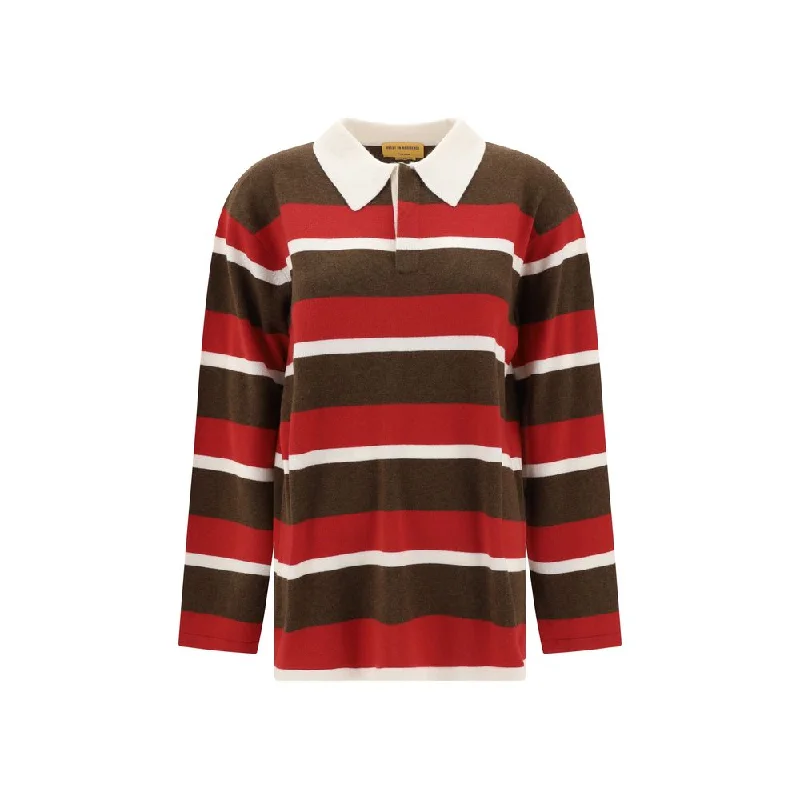 Guest in Residence Striped Polo Women's Sweater