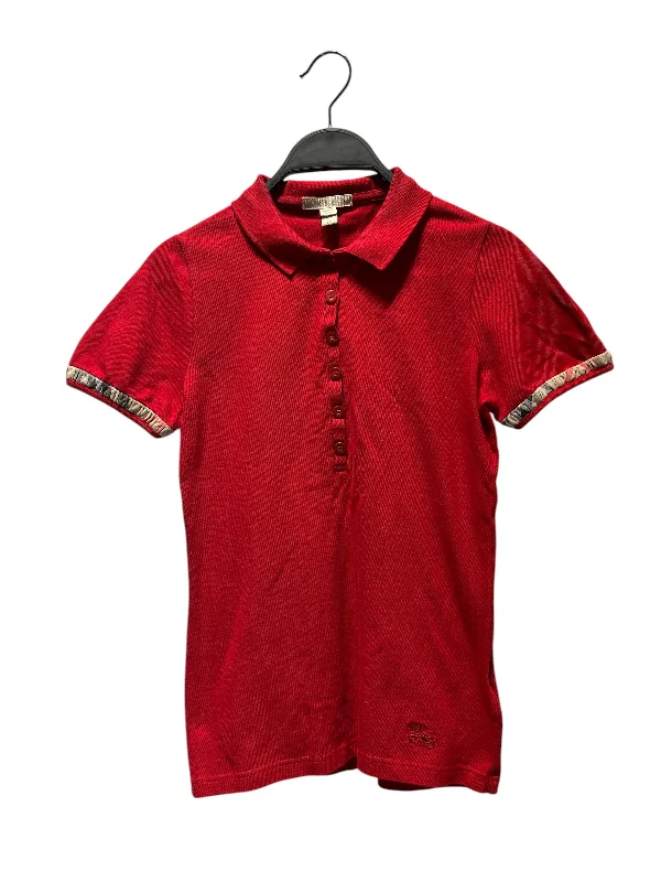 BURBERRY/Polo, Rugby/XS/Cotton/RED/