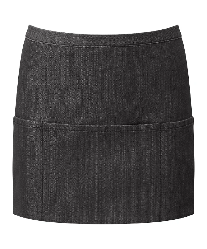 Black Denim - Colours 3-pocket apron