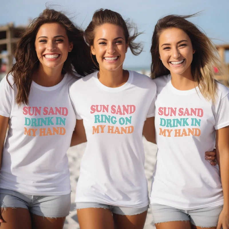 Beach Bachelorette Party Shirts, Bride TShirt, Bachelorette Gifts, Bridesmaid Graphic Tee, Bridal Party Shirt