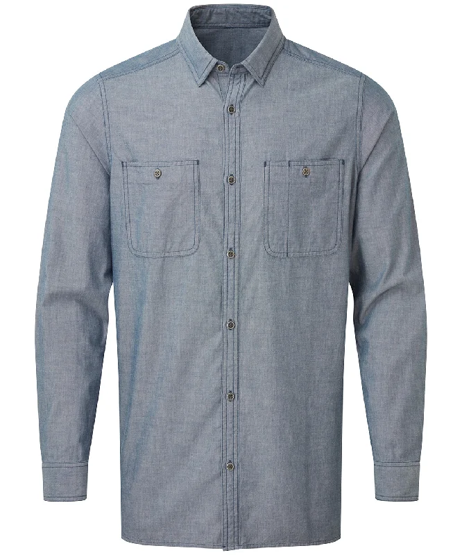 Indigo Denim - Men’s Chambray shirt, organic and Fairtrade certified