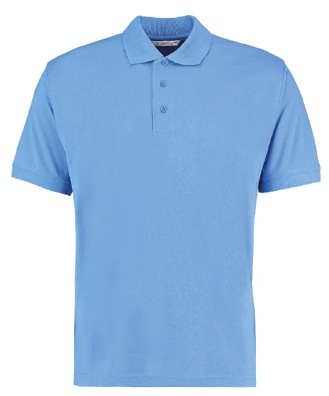 Mid Blue - Klassic polo with Superwash® 60°C (classic fit)