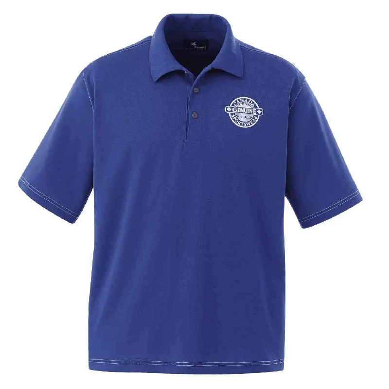 GS214 - Custom Solid polo shirt with self collar & contrast stitching