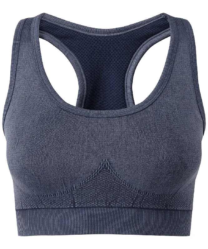 Indigo Denim - TriDri® seamless '3D fit' multi-sport denim look bra