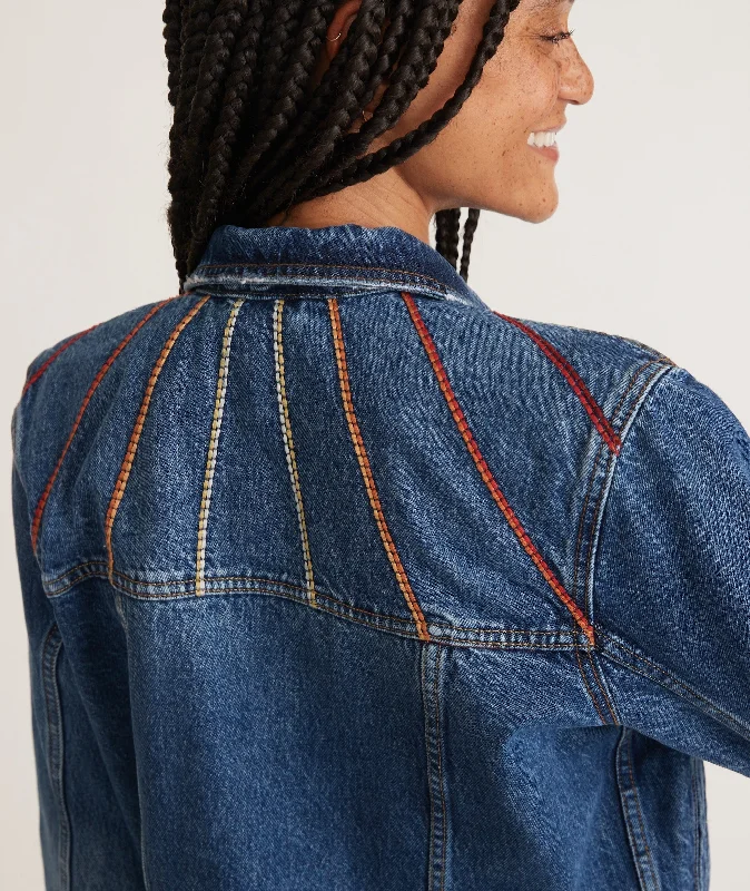 Embroidered Denim Jacket