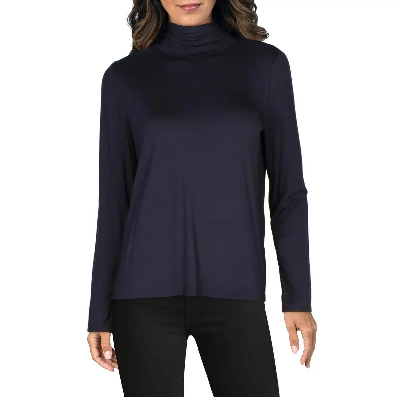 Womens Turtleneck Top Pullover Top