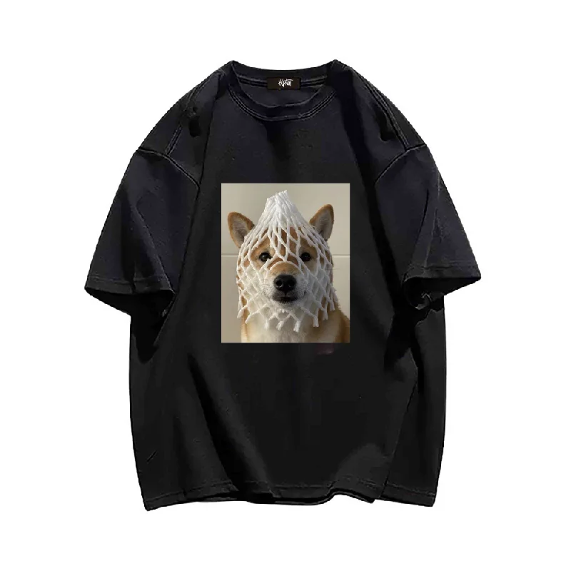 “Grid Puppy” T-shirt