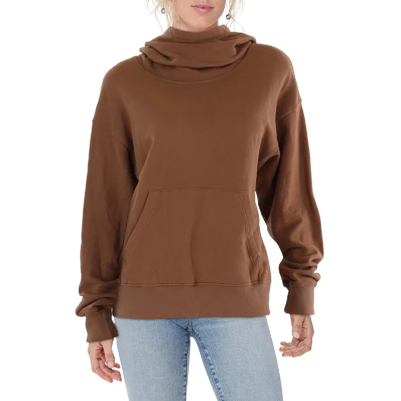 Womens Turtleneck Pullover Sweatshirt