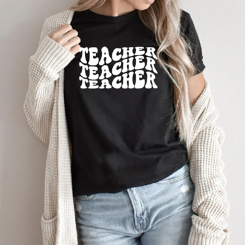 Retro Teacher Shirt, Back to School Gift, Teacher Appreciation, New Teacher TShirt, Teacher Graphic Tee