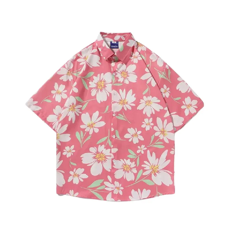 “American Pink Floral Resort” Shirts