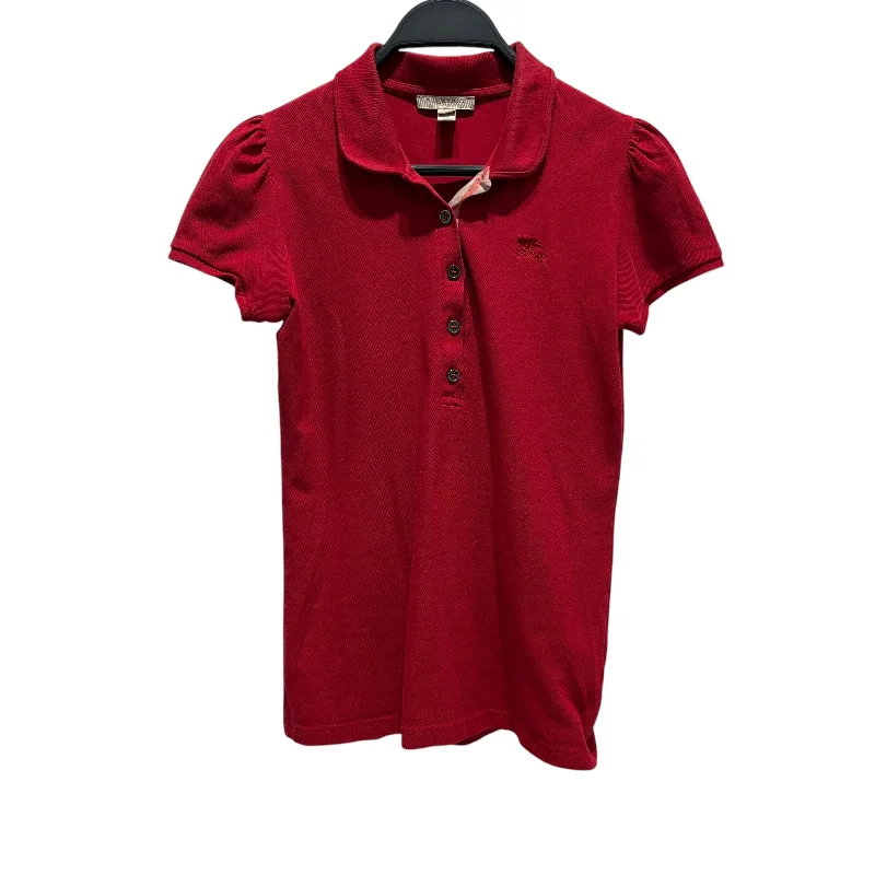 BURBERRY BRIT/Polo, Rugby/XS/Cotton/RED/