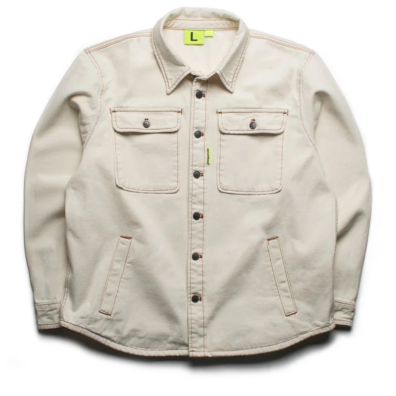 Supervsn Third Eye Denim Overshirt - Natural