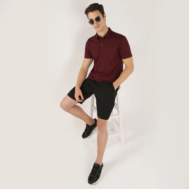 Ultra Club Poloᵉˣ - Luxury Blend Smooth and Lightweight Modern Bonded Collar T-Shirt