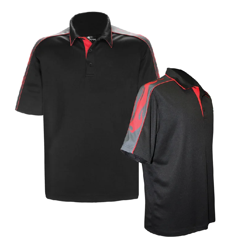 GS243 - Custom Polo shirt with sublimated insert & self collar