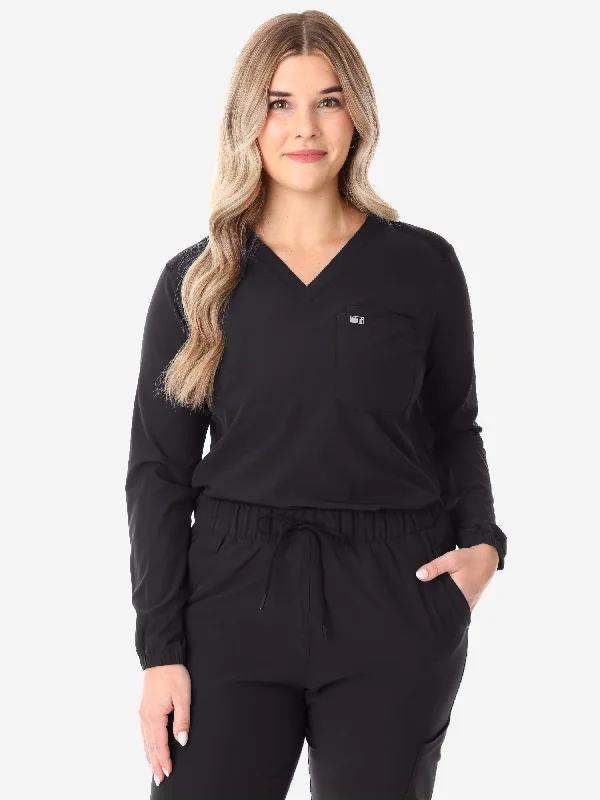 Women's Long-Sleeve Scrub Top