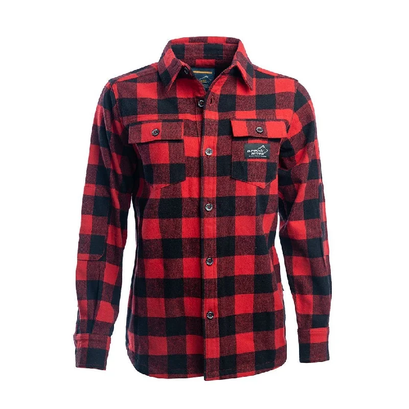 Canada Flannel Long-Sleeve Lady (Red)