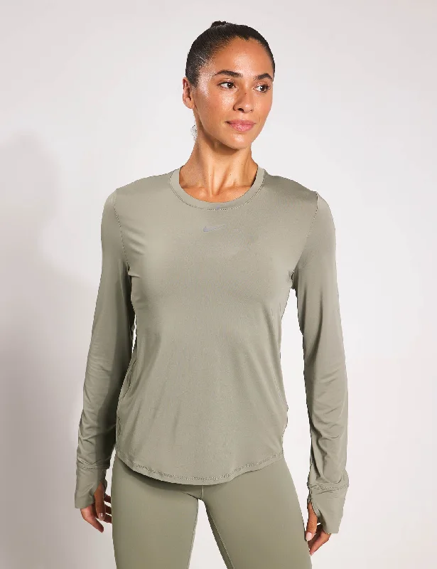 One Classic Dri-FIT Long-Sleeve Top - Light Army/Black