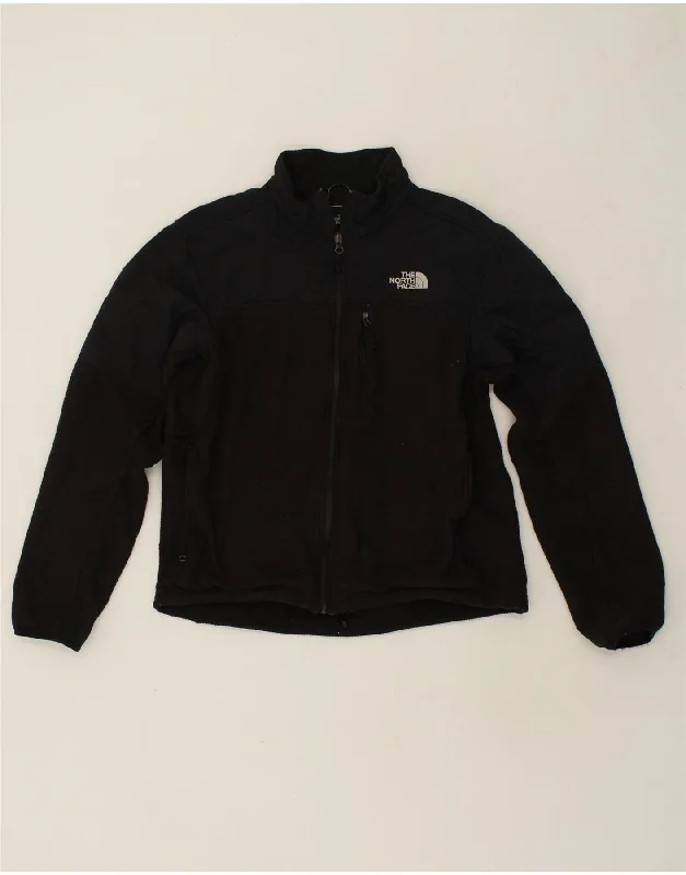 THE NORTH FACE Womens Fleece Jacket UK 14 Medium Black