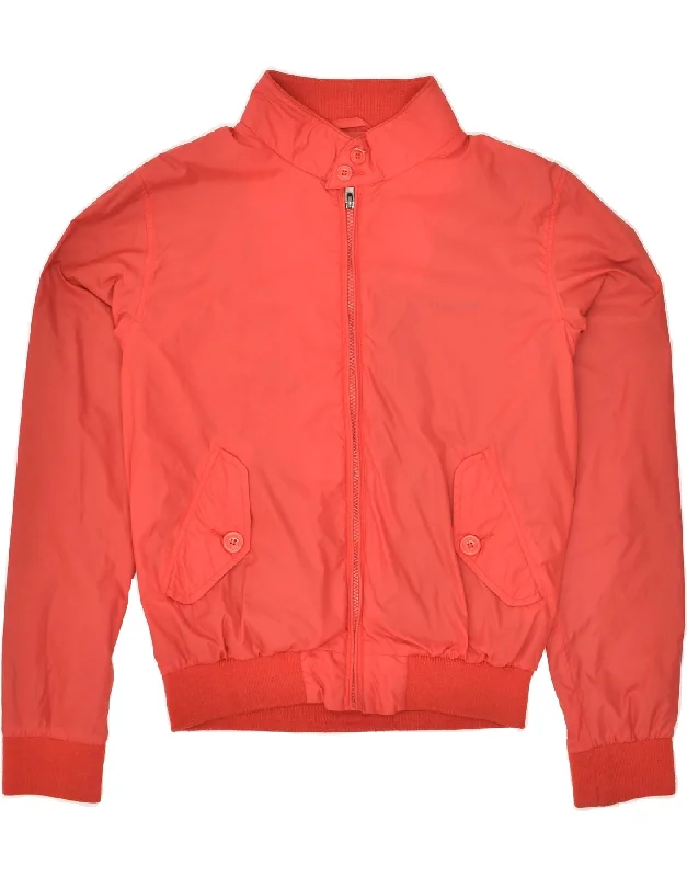 WOOLRICH Womens Bomber Jacket UK 10 Small Red Polyamide