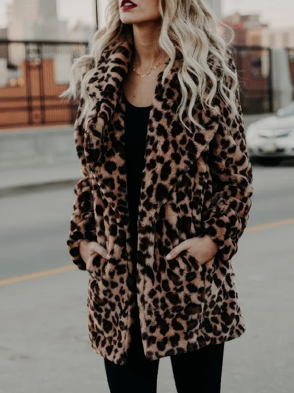 Contemporary Leopard Print Coat