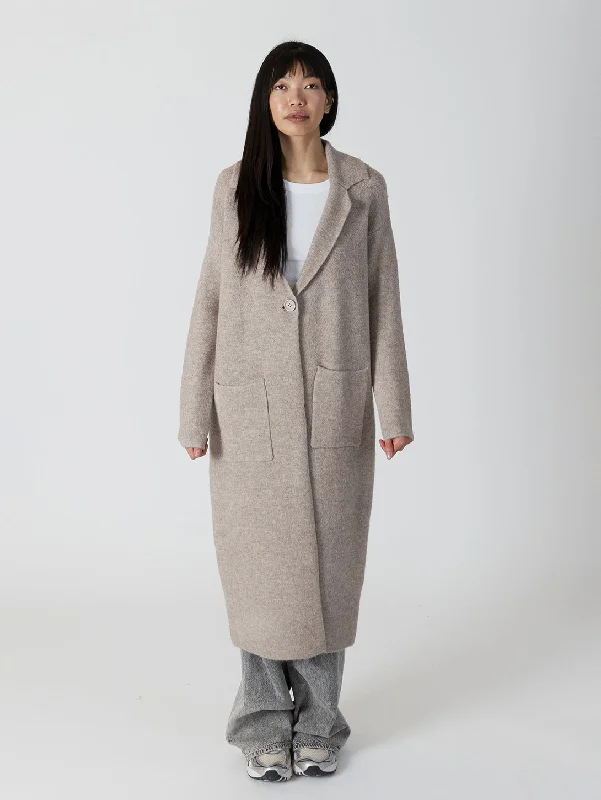 Jimmi Coat - Medium Oatmeal