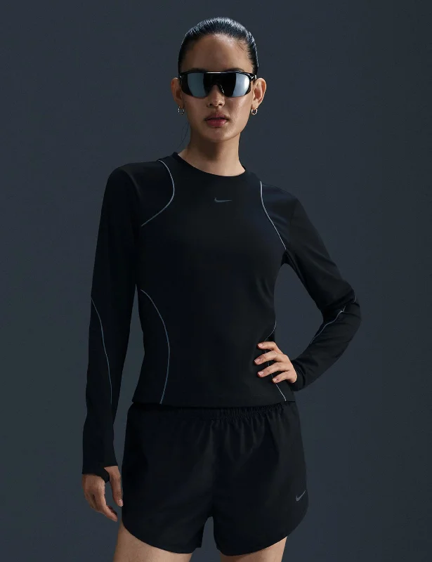 Running Division Long-Sleeve Top - Black