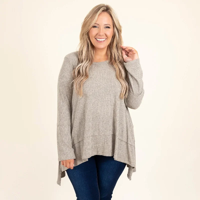 Darling Daydreams Sweater, Beige