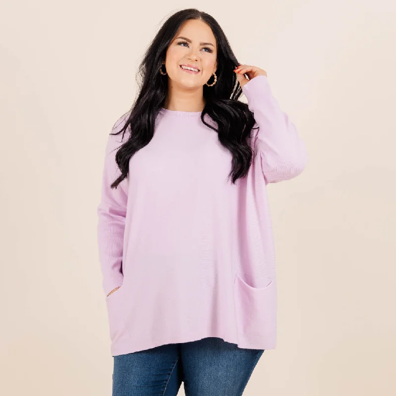 Snow Whispers Tunic, Dusty Lavender