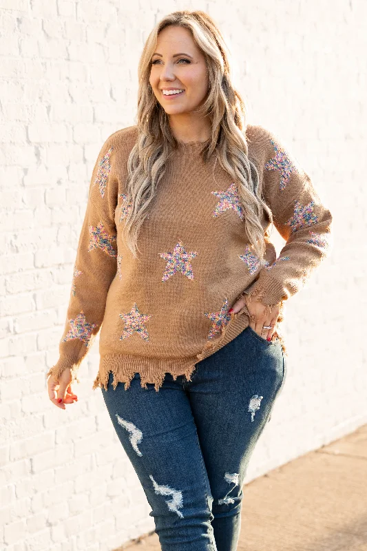 Starlight Swooning Sweater, Camel