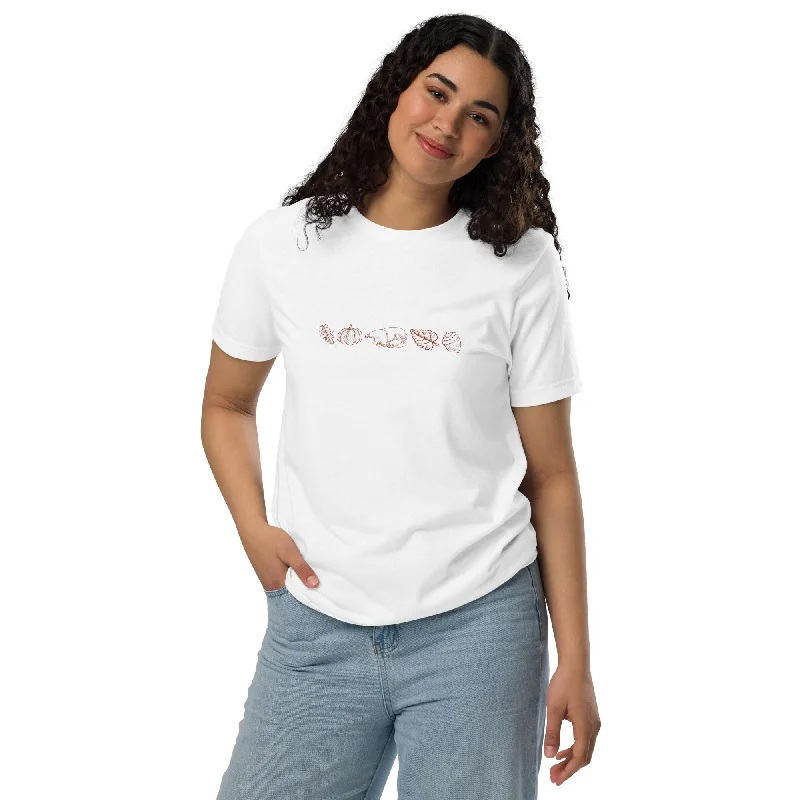 Fall Turkey Thanksgiving Graphic Women Staple Eco T-shirt