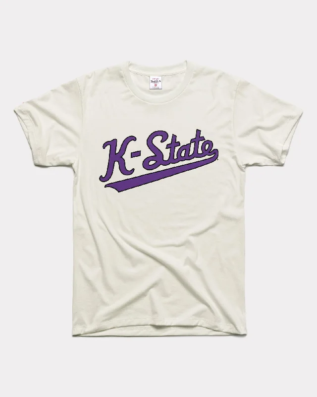 K-State Wildcats Script Vintage White T-Shirt